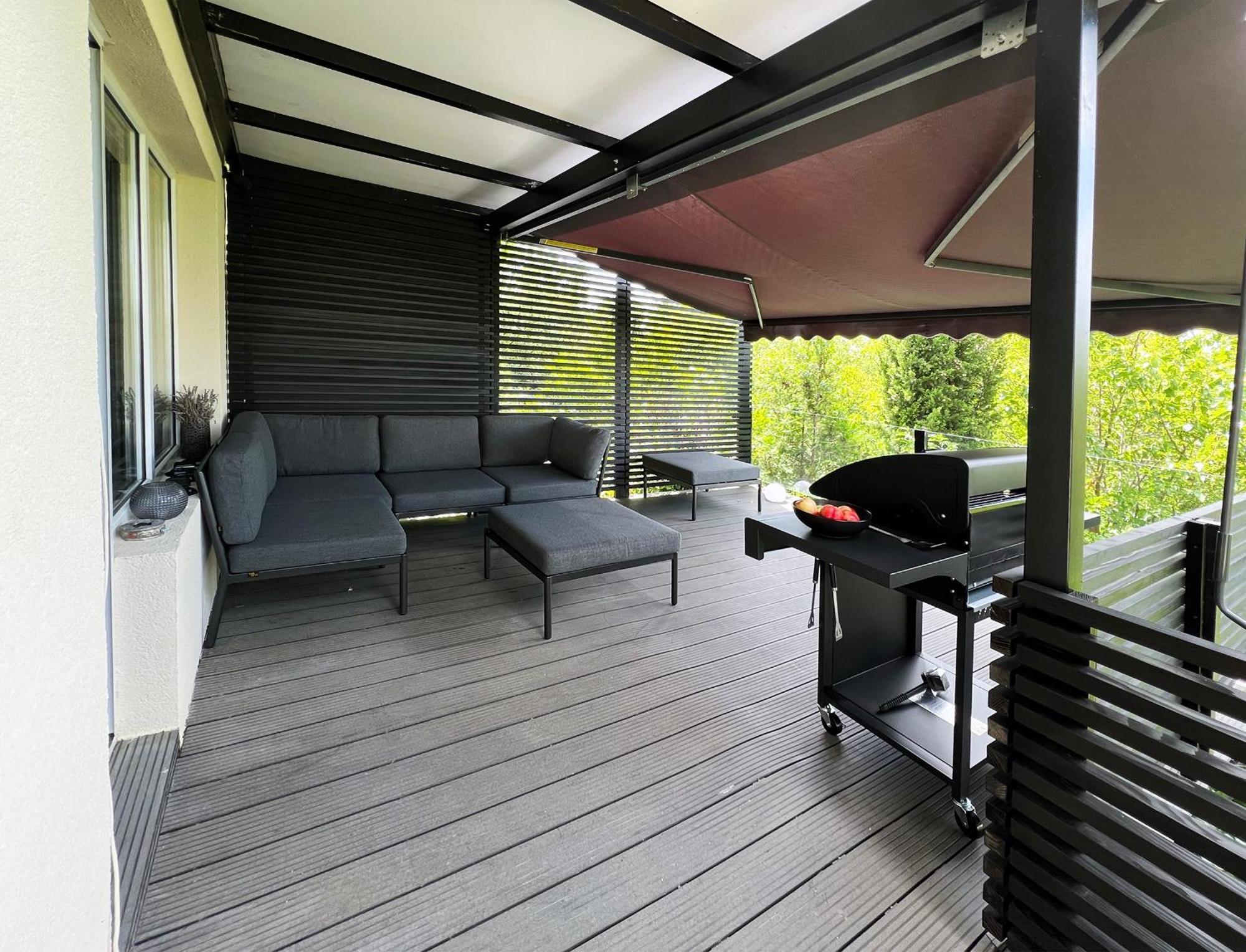 Ferienwohnung Pergola House In A Green Oasis With Fantastic View Petrovaradin Exterior foto
